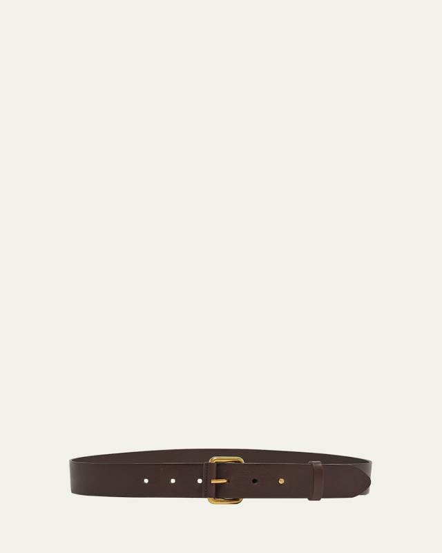 Motorcycle Calf Leather Belt